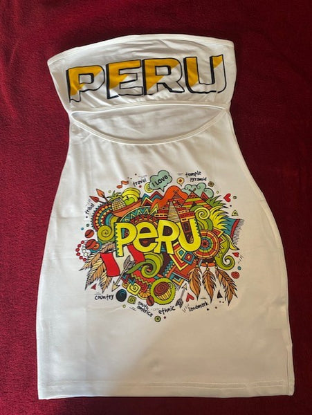 Tube Dress with Peru Logo