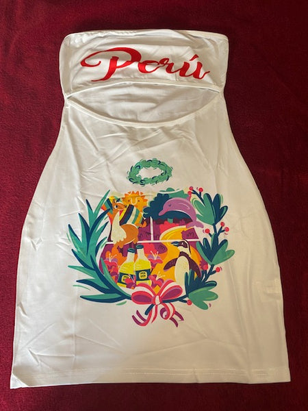 Tube Dress with Peru Logo