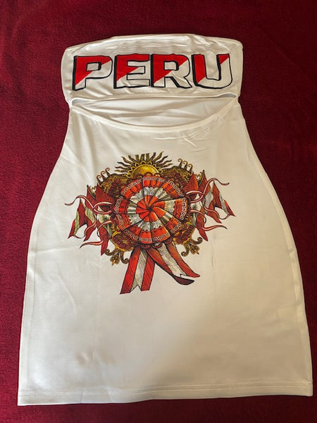 Tube Dress with Peru Logo