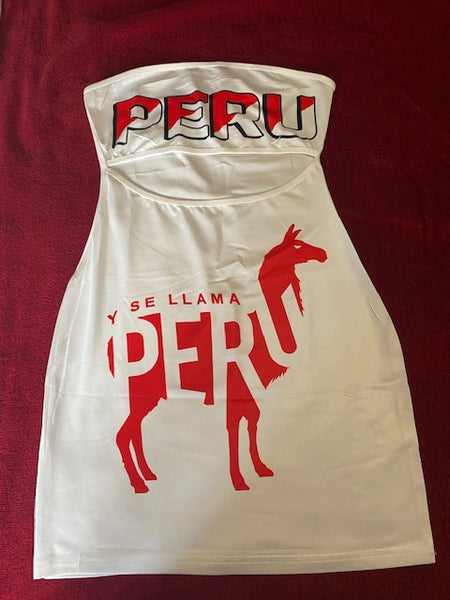 Tube Dress with Peru Logo