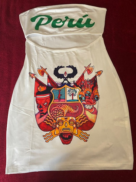 Tube Dress with Peru Logo