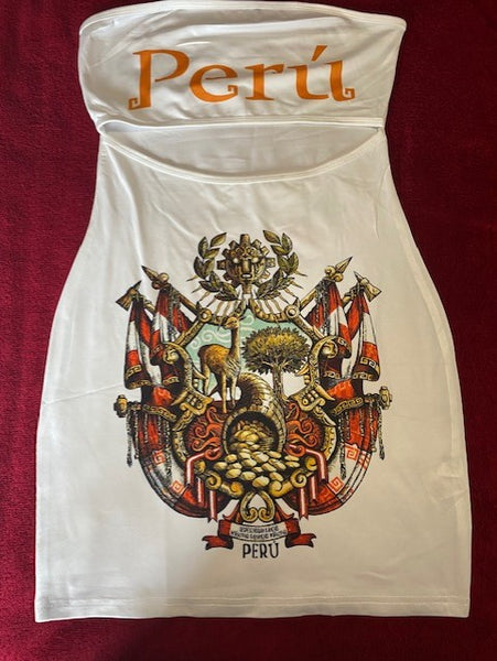 Tube Dress with Peru Logo