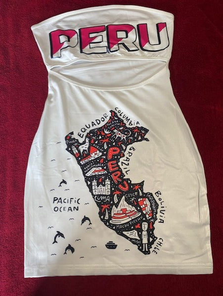 Tube Dress with Peru Logo