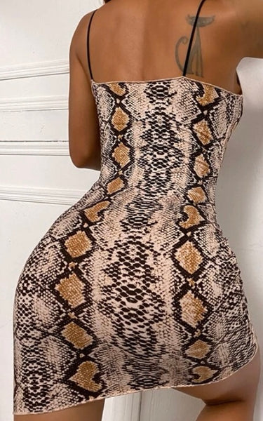 Snake Skin Mini dress