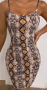 Snake Skin Mini dress